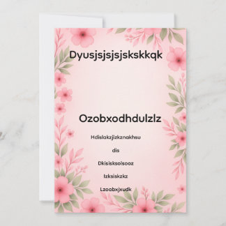 Convite Baby shower invitation