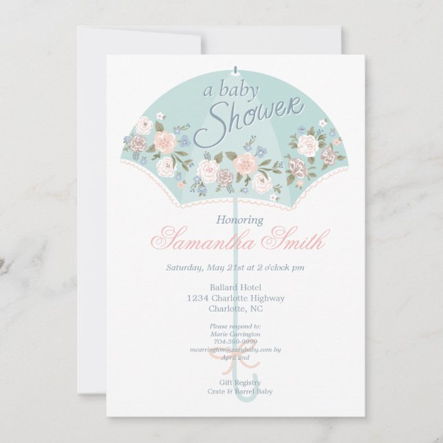 Convite Baby Shower Invitation (Frente)