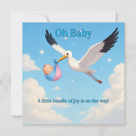 Convite Baby Shower Invitation Card 