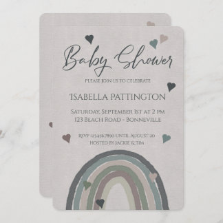 Convite Baby Shower invitation paperlike