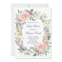 Baby Shower Sprinkle Invitation – Watercolor