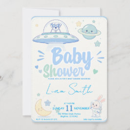 Convite Baby Shower -UFO Pets-
