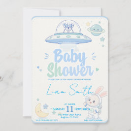 Convite Baby Shower -UFO Pets-
