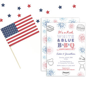 Convite BabyQ Memorial Day Fireworks Casal I