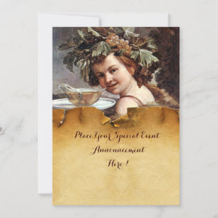 CONVITE BACCHUS, FESTA DE DEGUSTAÇÃO DE VINHO SELAGEM DE C