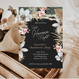 Convite Bachelorette Cubana Tropical de Havana