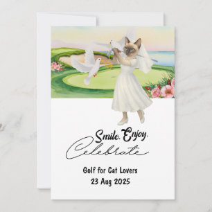Convite Bachelorette de Casamento de Golfer Bride para ama