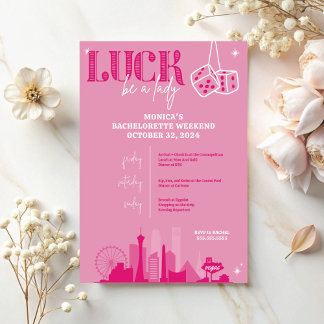 Convite Bachelorette de Las Vegas e Itinerário