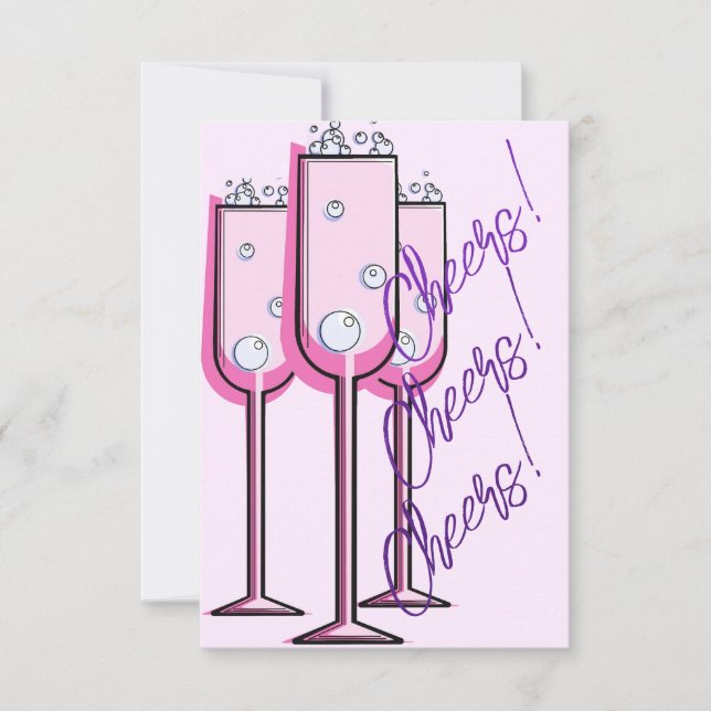 Convite Bachelorette de Três Saúde (Frente)