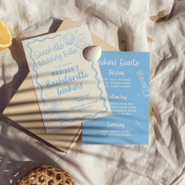 Convite Bachelorette dos Sinos de Casamento (Criador carregado)