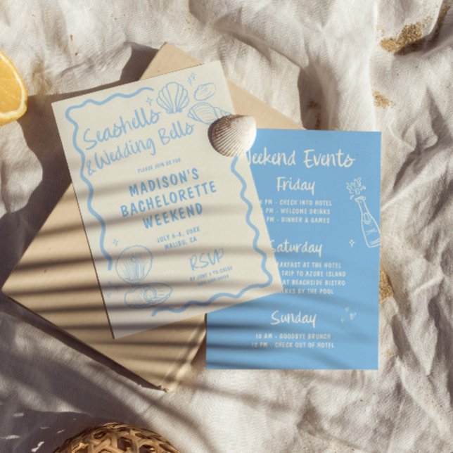 Convite Bachelorette dos Sinos de Casamento (Criador carregado)