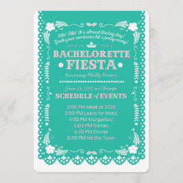 Convite Bachelorette Fiesta