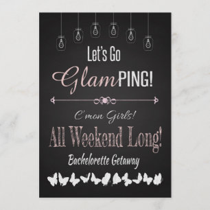 Convite Bachelorette Getaway Weekend