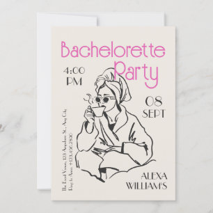 Convite Bachelorette Pajama
