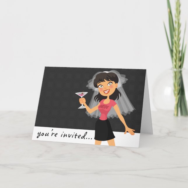 Convite Bachelorette Party Invitation (Frente)