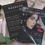 Convite Bachelorette Único do Cobrir da Revista Fotográfic<br><div class="desc">Surpreenda seus entes queridos com este convite ultra elegante,  com sua foto e detalhes personalizados. Adicione facilmente todos os seus detalhes clicando na opção "personalizar".</div>