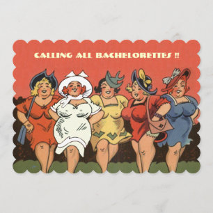 Convite Bachelorettes engraçados
