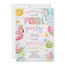 Bacia de Aniversário do Partido da Piscina Bonita