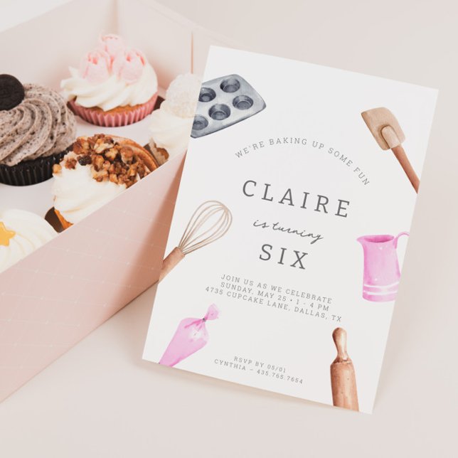 Convite Bacia Infantil de Aniversário | Girls Party (Criador carregado)