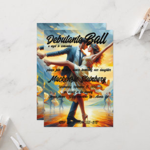 Convite Baile de Debutante Cotilão Dança de Salão
