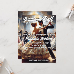 Convite Baile de Debutante Cotilão Dança de Salão