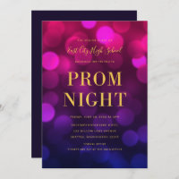 Baile de formatura do Segundo grau azul magenta Lu