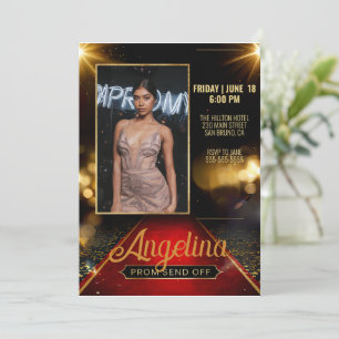 Convite Baile de formatura Luxurioso - Desativar Carpete V