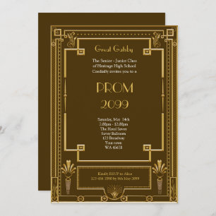 Convite Baile de formatura Mais velho-Júnior, grande