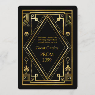 Convite Baile de formatura Mais velho-Júnior, grande