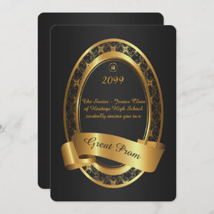 Convite Baile de formatura Mais velho-Júnior, grande baile