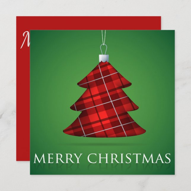 Convite Baile de Natal do Tartan (Frente/Verso)