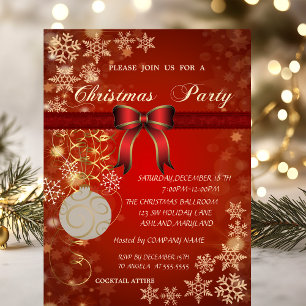 Convite Baile de Natal, Festa de Natal da Bow Corporate