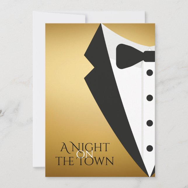 Convite Baile Noturno Prom (Frente)
