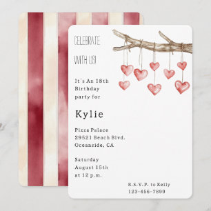 Convite Bairro da Árvore de Corações