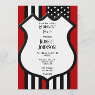 Convite Baixa de Linha Vermelha Fina