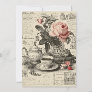 Convite Baixar Delight   Estilo de Vintage