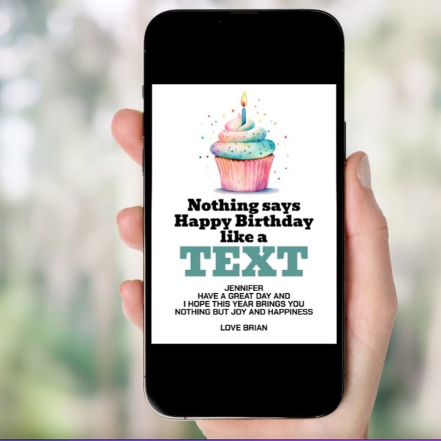 Convite Baixe Digital Engraçado Aniversário (Criador carregado)