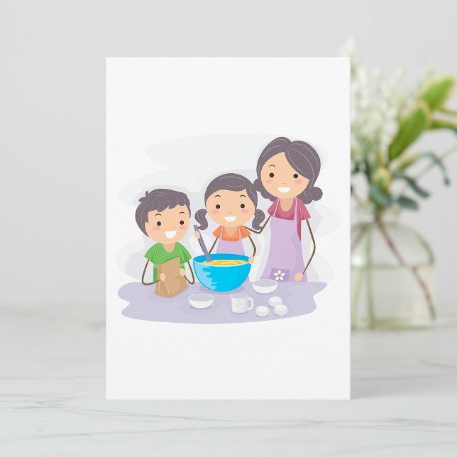 Convite Baking familiar (Criador carregado)