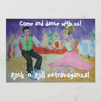 Convite Balanço que dança sábado à noite