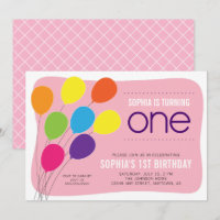 Balão Colorido na Festa de primeiro aniversario de