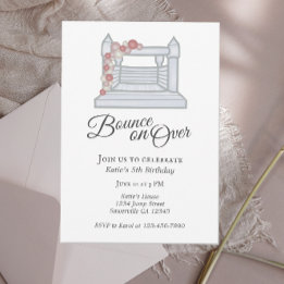 Convite Balão Rosa, Balão Cor-de-Rosa, Casa Branca, Aniver