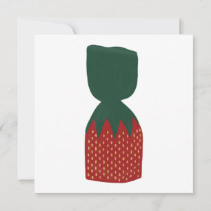 Convite Balas de Morango Bon Bons