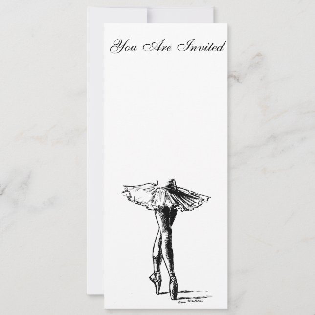 Convite  Balé (Frente)