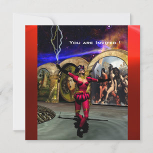 Convite BALÉ ANDROID,Ficha de Ciências Azuis da Fuchsia Ve