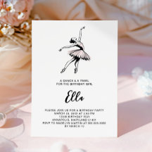 Balé Dança e Twirl, Ballerina Dancer Aniversário