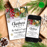 Convite Baleeiras Douradas Russas Berries é Natal<br><div class="desc">Bolhas de ouro russas, estrelas e morangos vermelhos convidam de natal corporativo. O texto pode ser alterado utilizando o menu "Detalhes" à direita. Para ajustado de tudo para as suas necessidades, clique no botão "Personalizar" e você pode alterar o estilo e a cor do texto. Outras cores estão disponíveis. Por...</div>