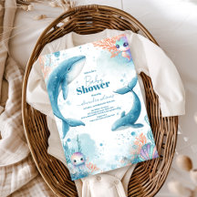 Baleia Aquarela sob o Chá de fraldas do mar