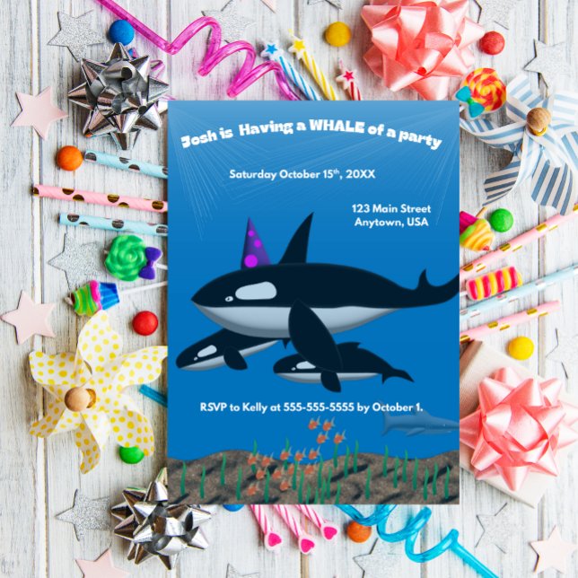 Convite Baleia de uma Parte (Criador carregado)