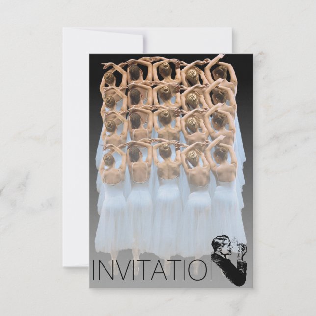 Convite Balet Ball Gentelmen (Frente)