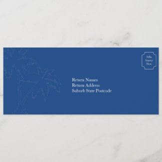 Convite Bali Wedding RSVP Boembarque Pass